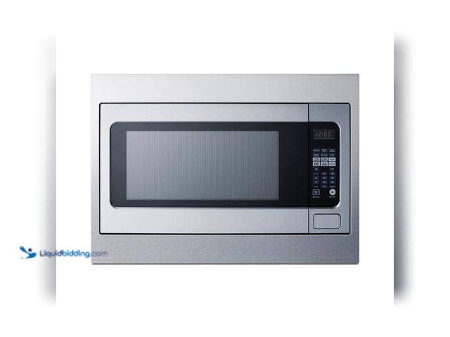Lot 49-2000782 - Summit Appliance 27 in. 2.2 cu. ft. Built-In Microwave in Stainless Steel, Model # SMBI27TK27, MSRP:...