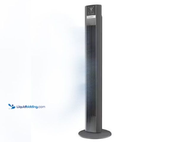 Lot 49-1630620 - Lasko 48 in. 12-Speed Oscillating Tower Fan in Gray, Quiet Operation, DC Motor, 12-Hour Timer, 12 in...