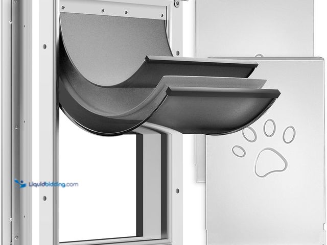 Lot 49-5410379 - PetSafe Extreme Weather Aluminum Pet Door, Extra Large. [ASIN: B082N4RBZN] Used