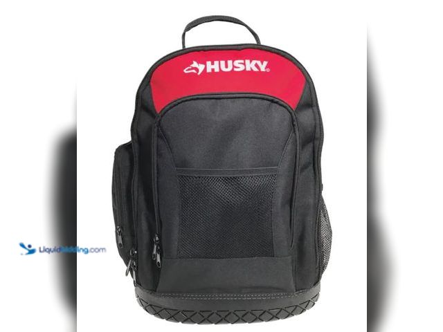 Lot 49-1623432 - Husky 16 in. Tool Backpack, Model # H-68003-03, Unused.  Ref#HD RELIST