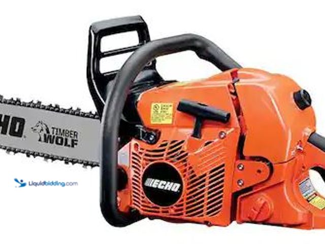 Lot 49-5478697 - ECHO
20 in. 59.8 cc Gas 2-Stroke Rear Handle Timber Wolf Chainsaw 
Internet # 204221580
Model # C...