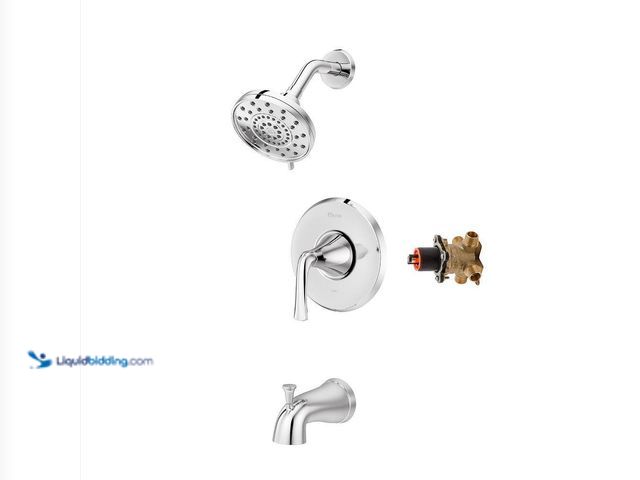 Lot 49-5484800 - Pfister
Ladera Single Handle 3-Spray Tub and Shower Faucet 1.8 GPM in Polished Chrome (Valve Includ...