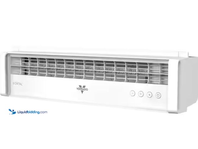 Lot 49-1631309 - Vornado Portal 6.58 in. 3-Fan Speeds Window Fan in with Reversible Exhaust Mode, Weather Resistant, ...