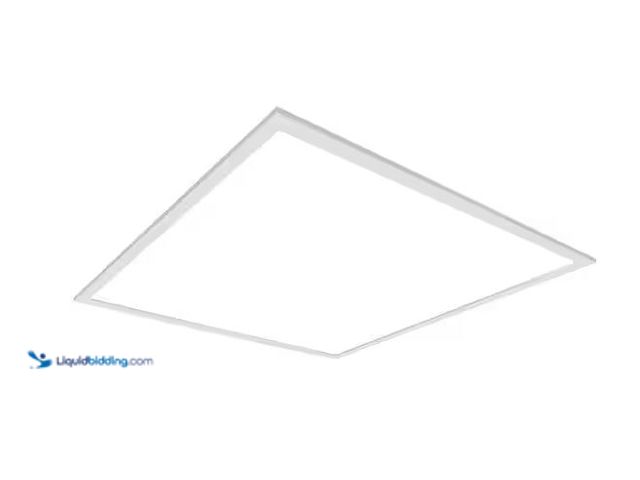 Lot 49-3600307 - Metalux 2 ft. x 2 ft. Selectable Lumens 4100/3600/2600, Integrated LED Panel Light, Selectable CCT 3...