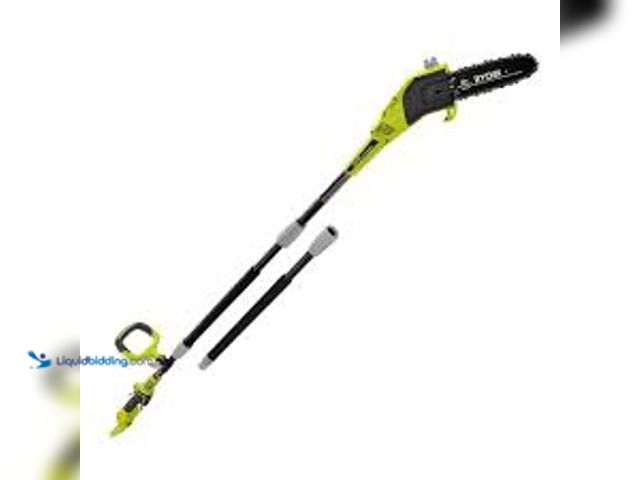 Lot 49-3565000 - RYOBI ONE+ 18V 8 in. Cordless Oil-Free Pole Saw (Tool Only) Model # P2501BTL Unused. No Battery No c...
