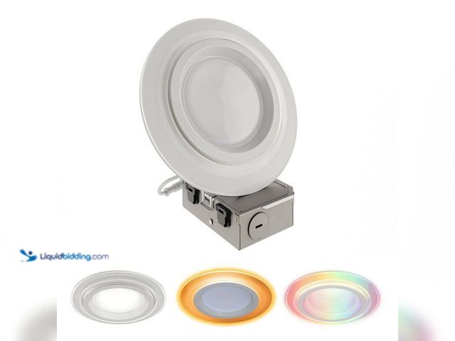 Lot 49-5449437 - HALO
RL Dual Zone 6 in. Smart Wi-Fi Canless Integrated LED Recessed Downlight Connected by WiZ Pro ...