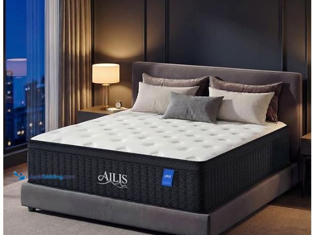 Lot 49-1632033 - 12 Inch Queen Hybrid Mattress in a Box, Medium Firm with Upgraded Pocket Springs for Superior Motion...