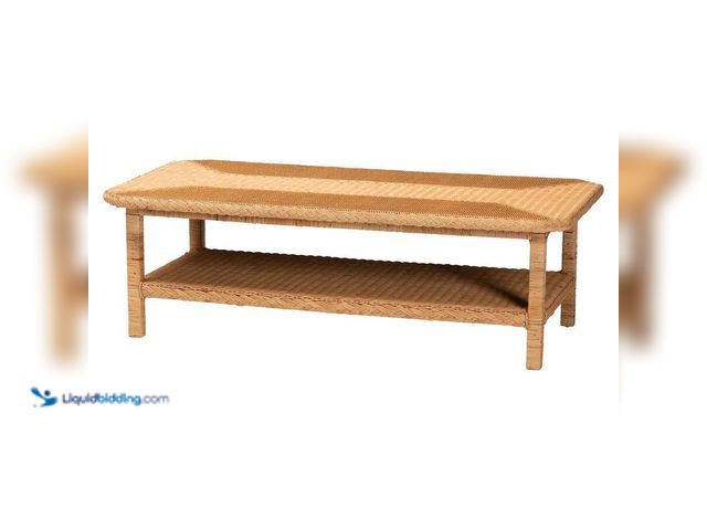 Lot 49-5433668 - bali & pari
Minahasa 55.1 in. Light Honey Rectangle Rattan/Wicker Coffee Table. Item is Unused