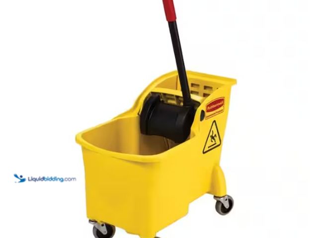 Lot 49-5574125 - Rubbermaid Commercial Products
31 Qt. Tandem Mop Bucket. Model # 1887304. Unused