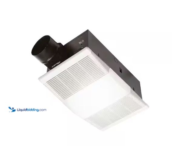 Lot 49-1622797 - Broan-NuTone 80-CFM Ceiling Bathroom Exhaust Fan with Light and 1300-Watt Heater, Model # 765H80L, U...