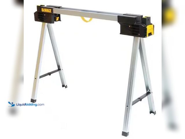 Lot 49-5490052 - DEWALT
32 in. H Metal Folding Sawhorse Internet # 206463150
Model # DWST11155
Store SKU # 1001628...