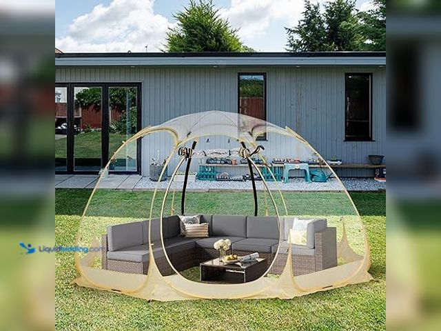 Lot 49-5483395 - Pop Up Bubble Tent, 12.5 * 12.5FT Weather Proof Pod, Cold Protection Camping Tent. Unused