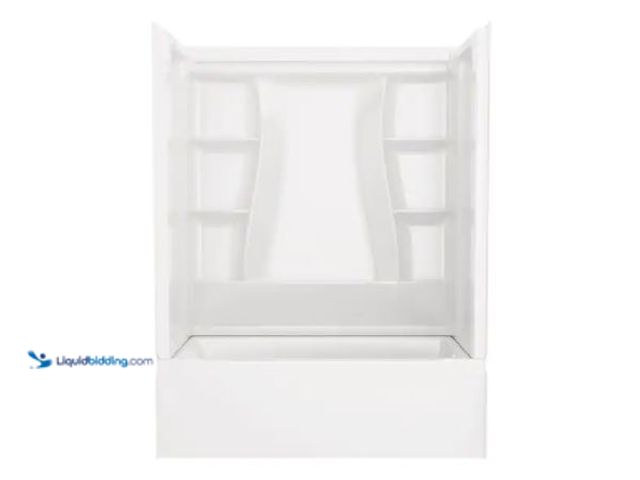 Lot 49-5510748 - Delta
Classic 500 Right Drain 60 in. x 30 in. Alcove Tub/ Shower Combo Unit in High Gloss White Int...