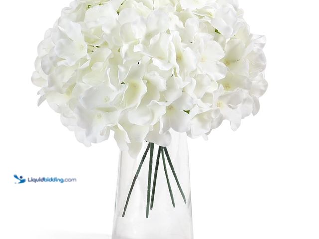 Lot 49-3481732 - Approx. 300 pcs of Auihiay Hydrangea Artificial Flowers, Silk Artificial Flowers Heads with Stems, I...