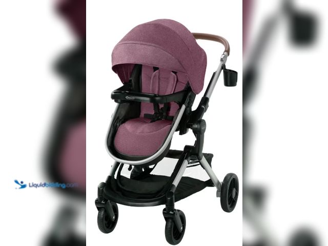 Lot 49-3566925 - Graco Modes Nest Travel System - Norah: Bassinet Reclining Seat, One-Hand Fold, Forward or Rear Faci...