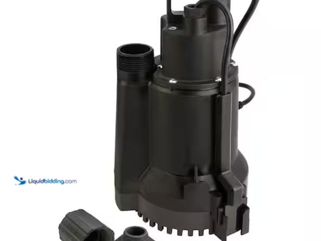 Lot 49-5574146 - Everbilt
1/3 HP Automatic Utility Pump. Store SKU # 1004181630. Unused