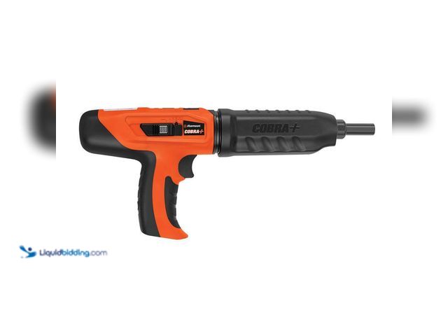 Lot 49-5560098 - Ramset
Cobra Plus 0.27 Caliber Semi-Automatic Powder Actuated Tool (PAT) with Silencer. Model # 169...