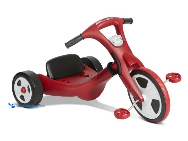 Lot 49-1625793 - Radio Flyer Twist Trike Two-in-One Tricycle and Chopper for Kids Ages 2 to 7 Years, Model # 22044160...