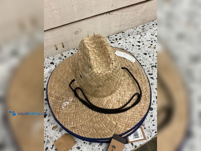 Lot 49-5476288 - Puerto Rico Flag Straw Hat 2pk. Unused