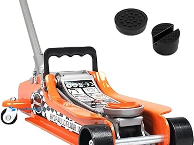 Lot 49-5415541 - Donext 2.5 Ton Steel Floor Jack, Low Profile Hydraulic Racing Floor Jack with Single Piston Lift Pum...