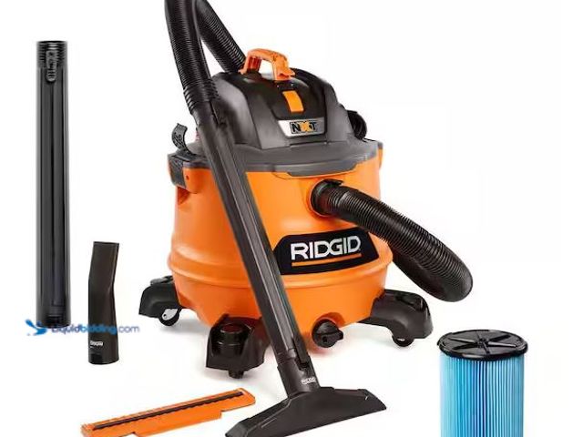 Lot 49-5460699 - RIDGID
14 Gal. 6.0 Peak HP NXT Shop Vacuum Wet Dry Vac with Fine Dust Filter, Locking Hose, Wands a...