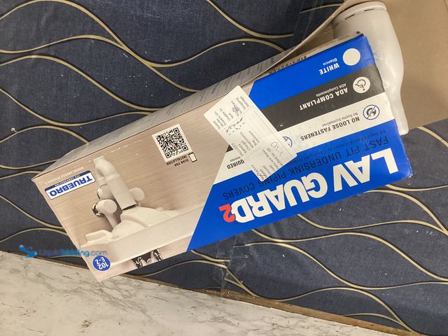 Lot 49-5486893 - Truebro® - 102 E-Z One P-Trap Cover, Two angle Valve & Supply Cover Item is Factory Sealed with atta...