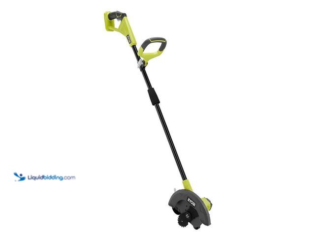 Lot 49-3559307 - RYOBI ONE+ 18V 9 in. Cordless Battery Edger (Tool Only). Model # P2300BTL, Unused, Tested - Works