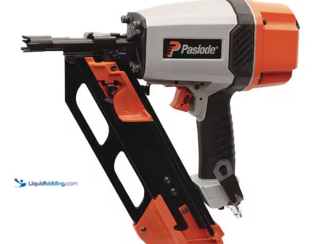Lot 49-1550343 - Paslode Pneumatic 3-1/4 in. 30 Degree Air Corded Compact Framing Nailer, Model # 513000, Slightly us...