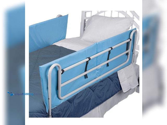 Lot 49-3432539 - DMI Bed Rail Cover, Bed Rail Padding and Bed Bumper Pad for Elderly, Disabled or Handicapped, Rails ...