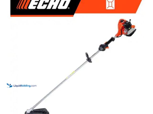 Lot 49-1627216 - ECHO 21.2 cc Gas 2-Stroke Straight Shaft String Trimmer with Rapid-Loader Trimmer Head and 16 in. Cu...