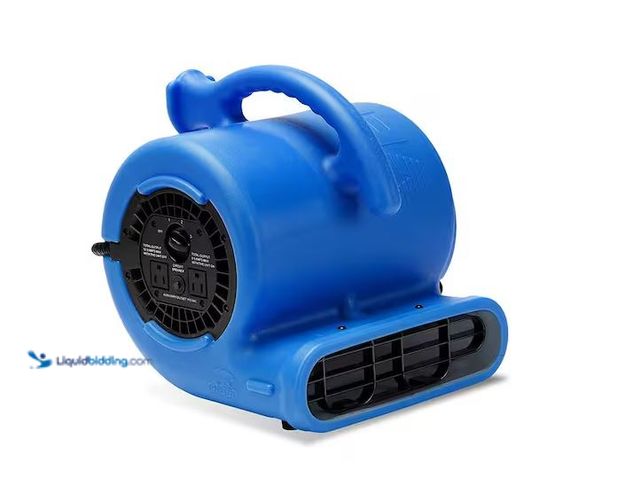 Lot 49-5545846 - 1/4 HP Air Mover Blower Fan for Water Damage Restoration Carpet Dryer Floor Home and Plumbing Use in...