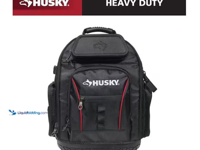 Lot 49-3610830 - Husky 16 in. Pro Tool Backpack Model # H-68004-03, Unused, Dirty From Shipping  Ref#LBREL