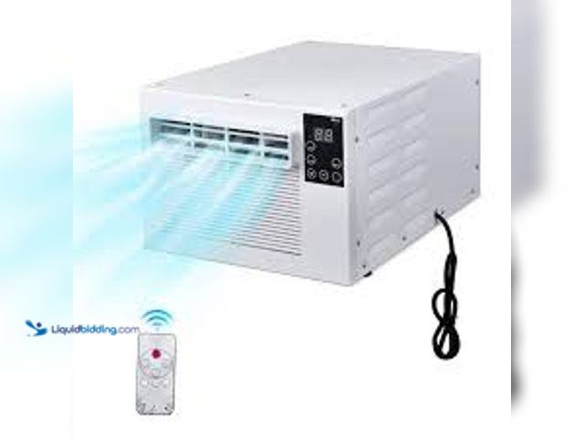 Lot 49-5448382 - Edendirect 2,500 BTU Portable Air Conditioner Cools 45 sq.ft. with Dehumidifier and Remote for Campi...