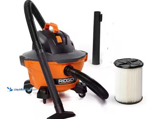Lot 49-1569130 - RIDGID 6 Gal. 3.5 Peak HP NXT Shop Vacuum Wet Dry Vac with General Debris Filter, Locking Hose and A...