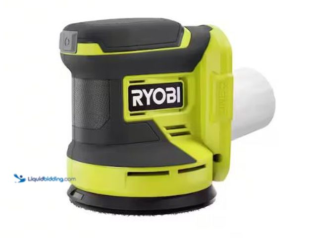 Lot 49-1630681 - RYOBI ONE+ 18V Cordless 5 in. Random Orbit Sander (Tool Only) Model # PCL406B, Unused, Has Attachmen...