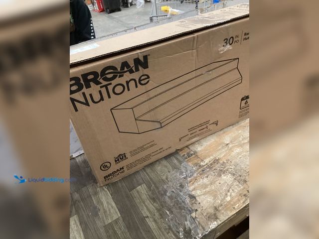 Lot 49-5448490 - Broan-NuTone RL6200 Series 30 in. Ductless Under Cabinet Range Hood with Light in Black Model: RL623...
