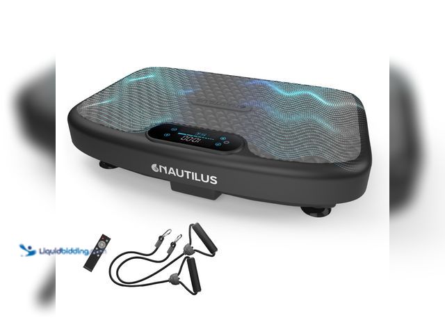 Lot 49-5487780 - Nautilus Vibratone Pro Vibration Plate Full Body Fitness and Exercise Platform - Muscle Strength, Ci...