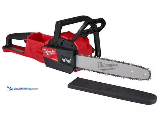 Lot 49-1550472 - Milwaukee M18 FUEL 14 in. 18V Lithium-Ion Brushless Battery Chainsaw (Tool-Only), Model # 2727-20C, ...