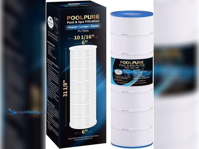 Lot 49-5546606 - POOLPURE CC150 Pool Filter Replaces Pentair CC150, CCRP150, PAP150, Ultral-C4, PP-C4, PP-C4-M, Unice...