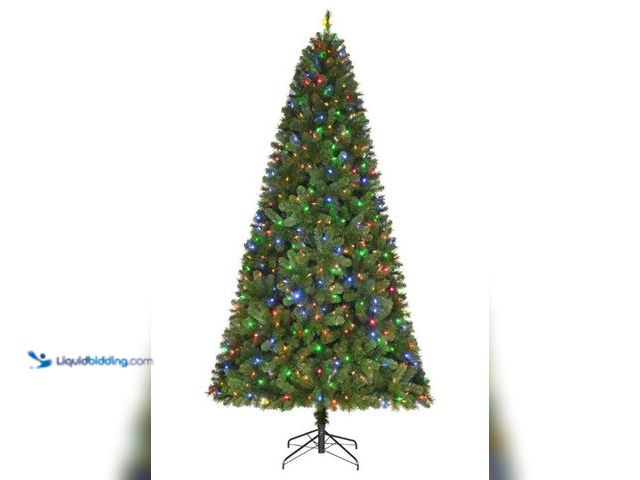 Lot 49-1544252 - Home Accents Holiday 9 Foot Wesley Long Needle Pine LED Pre-Lit Tree Open Box, T8, Model # 1005 271 ...