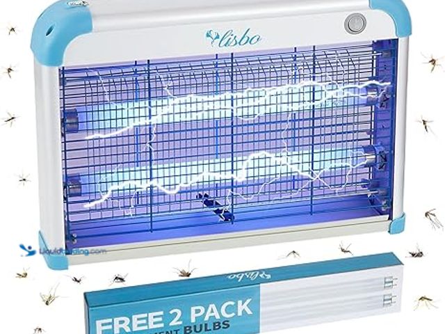 Lot 49-5448560 - Electric Bug Zapper, 3000 Volt Powerful Flying Insect Mosquito Flies Killer 20W Blue UV Light Attrac...