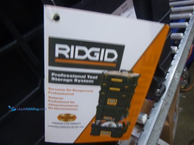 Lot 49-1514877 - RIDGID Pro Gear Black 22 in. Black Modular Tool Box Model # 221733, Unused  Ref#HD0725