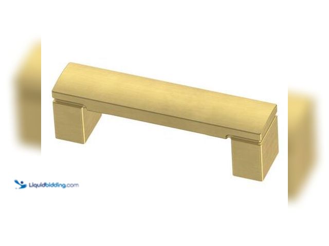 Lot 49-5581850 - QTY 18 - Liberty Simply Geometric 3 in. (76 mm) Modern Gold Cabinet Drawer Bar Pull Model # P38518C-...