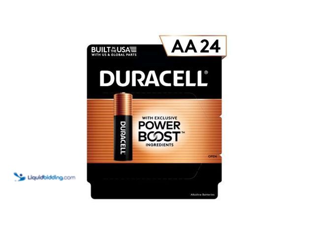 Lot 49-2006426 - Lot of (2) 24-packs of Duracell Coppertop AA Alkaline Batteries, Model # 13758668386, Unused.   Ref#...