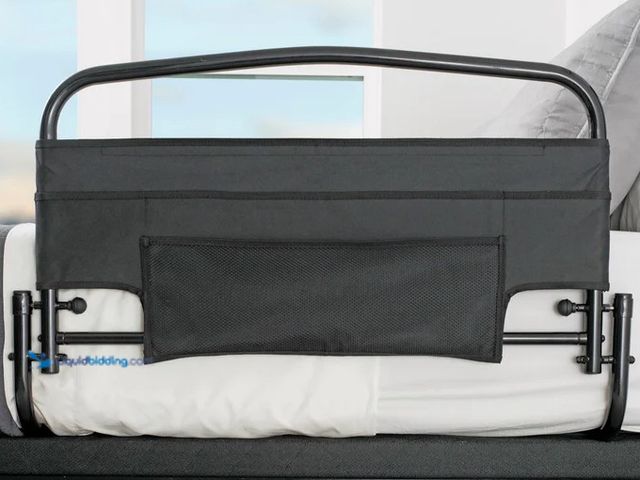 Lot 49-3615864 - Stander 30'' Safety Bed Rail & Padded Pouch, Model # 8051, Unused Has attachments.   Ref#BIN0625