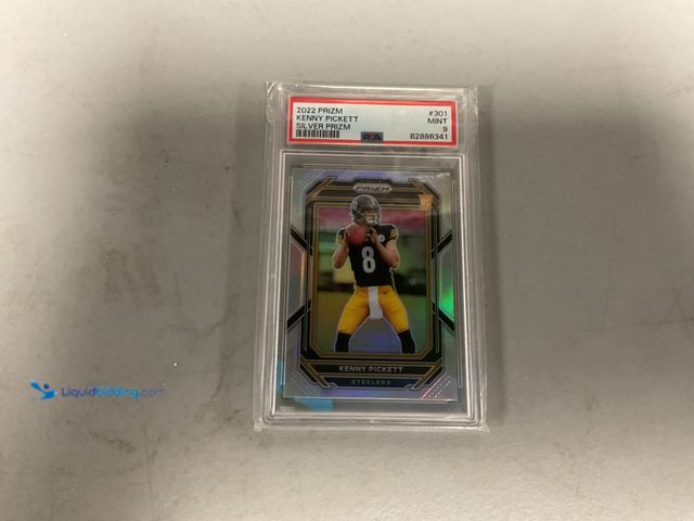 Lot 49-1811374 - COLLECTIBLE GRADED CARD! 2022 PRIZM FOOTBALL KENNY PICKETT SILVER PRIZM #301 PSA 9 MINT
