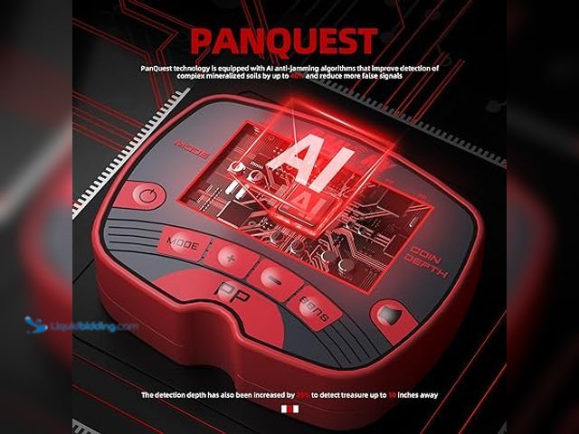 Lot 49-3528717 - PANCKY Metal Detectors for Adults Waterproof, Professional Higher Accuracy Gold Detector with LCD Di...