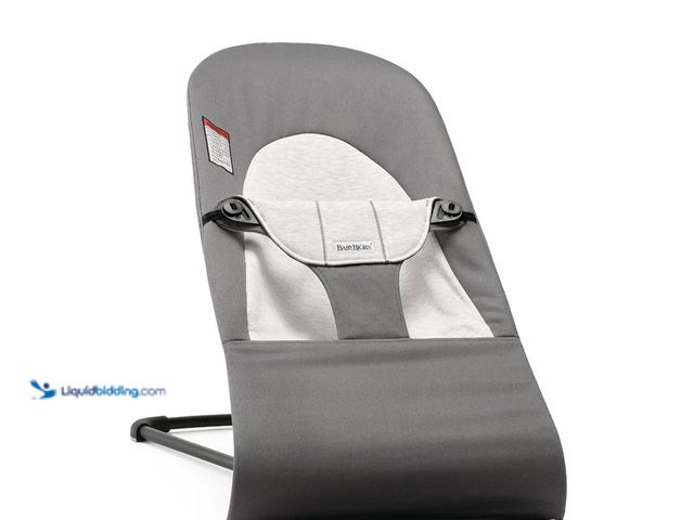 Lot 49-5437858 - BabyBjörn Bouncer Balance Soft, Woven/Jersey, Dark Gray/Gray | 2-in-1 Adjustable Baby Bouncer Seat a...