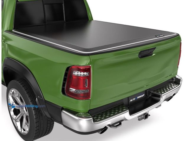Lot 49-3464249 - Soft Roll Up Truck Bed Tonneau Cover Compatible for 2002-2018 Dodge Ram 1500,19-24 Ram 1500 Classic ...
