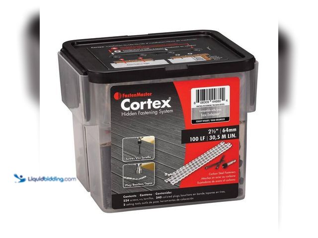 Lot 49-5543971 - FastenMaster Collated Cortex Hidden Fastening System for Trex Enhance - 2-1/2 inch Cortex screws and...